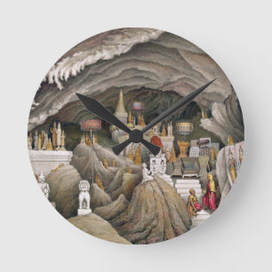 Horloge Ronde Intérieur de la grotte de Nam Hou, les Laotiens,