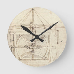 Horloge Ronde Invention de Leonardo