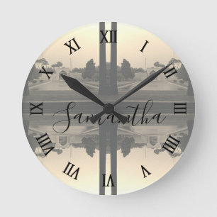 Horloge Ronde Iran Ispahan palais chehel sotun 1970