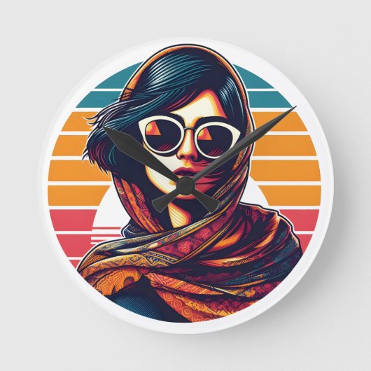 Horloge Ronde Iranian woman - Iran (Recto)