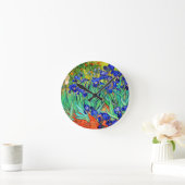 Horloge Ronde Irises par Vincent Van Gogh (Maison)