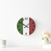 Horloge Ronde Italian Flag Wall Clock (Maison)