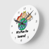 Horloge Ronde It's Fun to Learn (Angle)