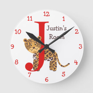 Horloge Ronde J est pour la chambre Jaguar et Justin-Child