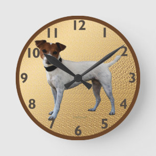 Horloge Ronde Jack Russell Terrier