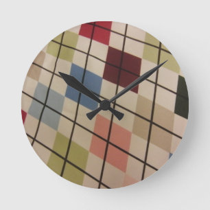 Horloge Ronde Jacquard
