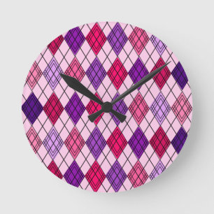 Horloge Ronde Jacquard Art déco 