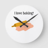 Horloge Ronde J'adore cuisiner (Recto)