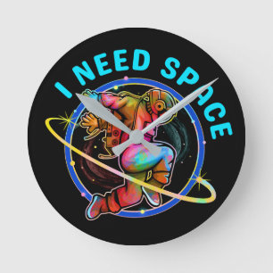 HORLOGE RONDE J'AI BESOIN D'ESPACE 