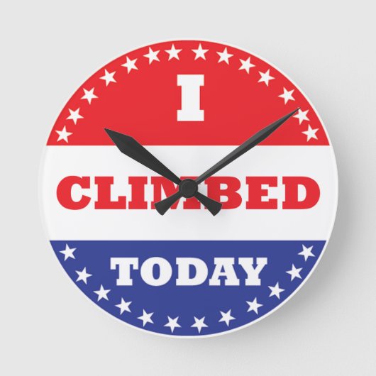 Horloge Ronde J'Ai Monté Aujourd'Hui (Recto)