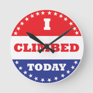 Horloge Ronde J'Ai Monté Aujourd'Hui
