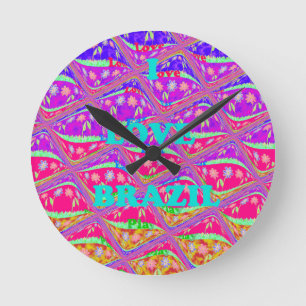 Horloge Ronde J'aime le Brésil.png