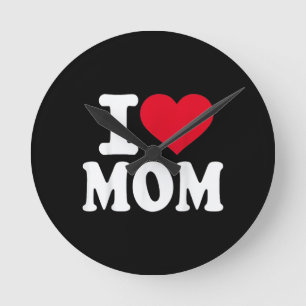 Horloge Ronde J'aime maman