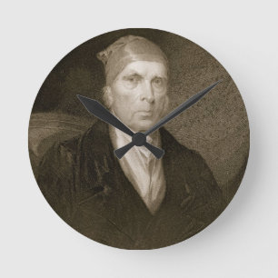 Horloge Ronde James Madison aged 82, gravé par Thomas B. Welch