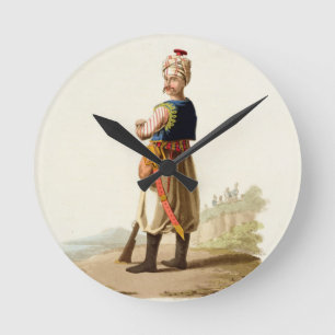 Horloge Ronde Janissary, from 'Costumes of the Various Nations',