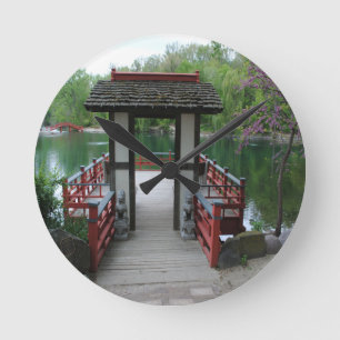 Horloge Ronde Japanese Inspiration