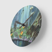 Horloge Ronde Jardin forestier (Angle)