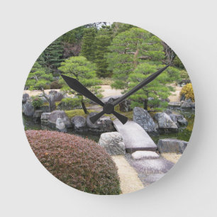 Horloge Ronde Jardin japonais 日 本 庭 園