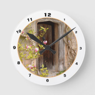 Horloge Ronde Jardin Magnolida & Porte Secrète à la Terre Magi