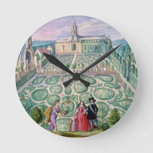 Horloge Ronde Jardin néerlandais, 1650 (la semaine sur le