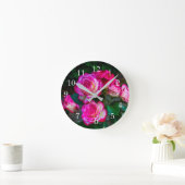 Horloge Ronde Jardin rose (Maison)