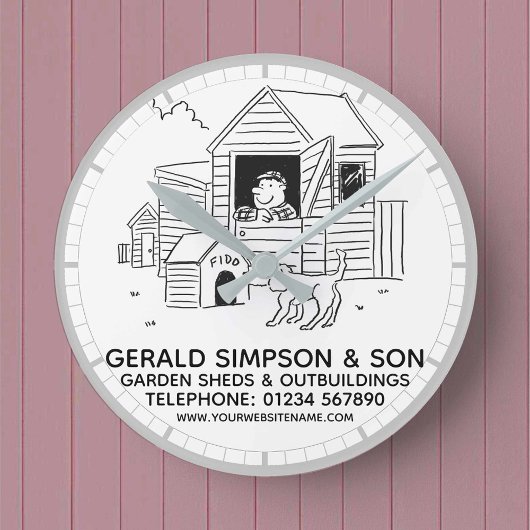 Horloge Ronde Jardins, chenilles et dépendances