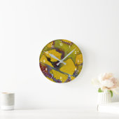 Horloge Ronde Jasper de Californie (Maison)