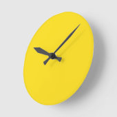 Horloge Ronde jaune (Angle)
