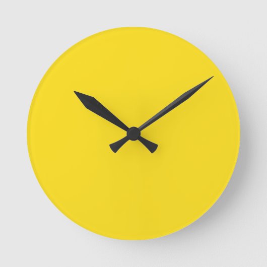 Horloge Ronde jaune (Recto)