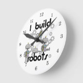 Horloge Ronde Je construis des robots (Angle)