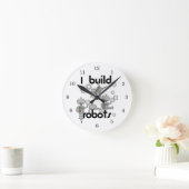 Horloge Ronde Je construis des robots (Maison)