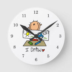 Horloge Ronde Je Dessine