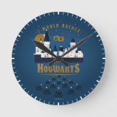 Horloge Ronde Je Préférerais Être À HOGWARTS™ Abstrait Boat Ride (Recto)