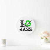 Horloge Ronde Je Recycle Le Jazz (Maison)