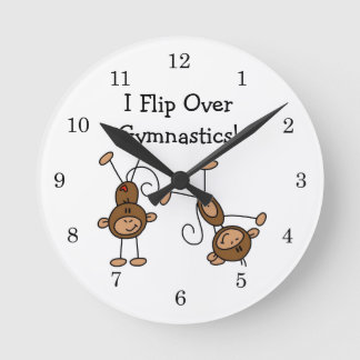 Horloge Ronde Je retourne vers la gymnastique