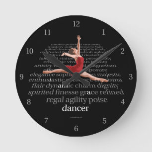 Horloge Ronde Je suis un danseur