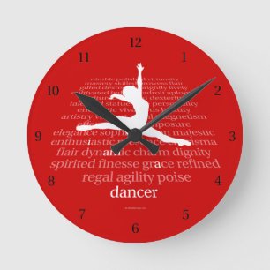 Horloge Ronde Je Suis Une danseuse