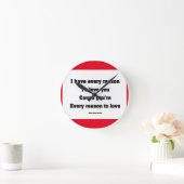 Horloge Ronde Je t'aime (Maison)
