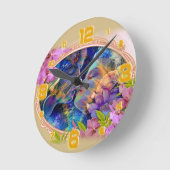 Horloge Ronde Je t'aime (Angle)