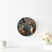 Horloge Ronde Je T'Aime (Maison)