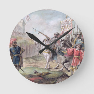 Horloge Ronde Jeanne d'Arc (1412-31) commande l'anglais pour