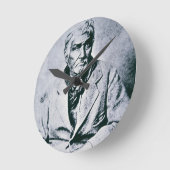 Horloge Ronde Jesse Chisholm (b/w photo) (Angle)