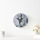 Horloge Ronde Jesse Chisholm (b/w photo) (Maison)