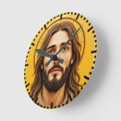 HORLOGE RONDE JESUS (Angle)