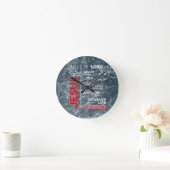 Horloge Ronde Jésus est mon tout Word Cloud (Maison)