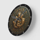 Horloge Ronde Jesus House Holy Family (Angle)