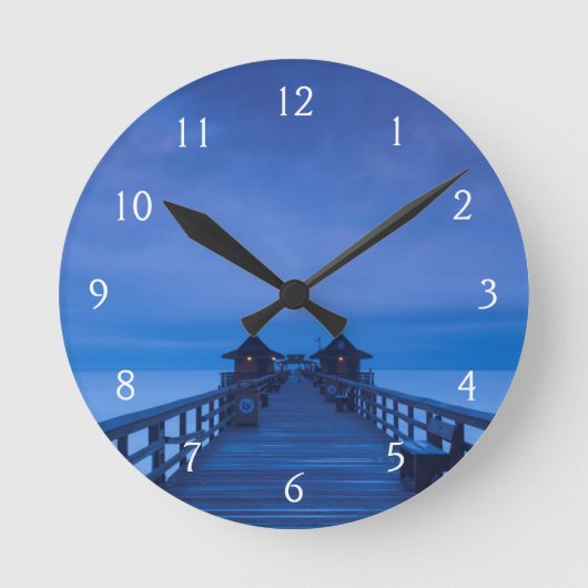Horloge Ronde Jetée de Naples, aube (Recto)