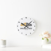 Horloge Ronde Jeu d'échecs réfléchi (pièces d'échecs) (Maison)