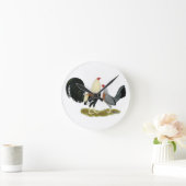 Horloge Ronde Jeu gris Paire (Maison)