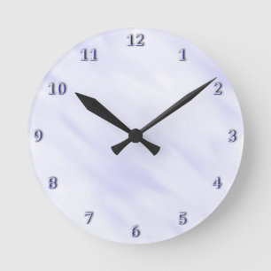 Horloge Ronde Jeu moderne de Misty Lavender